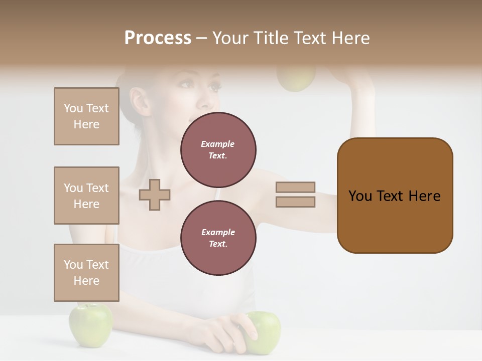 Leisure Fruit Human PowerPoint Template