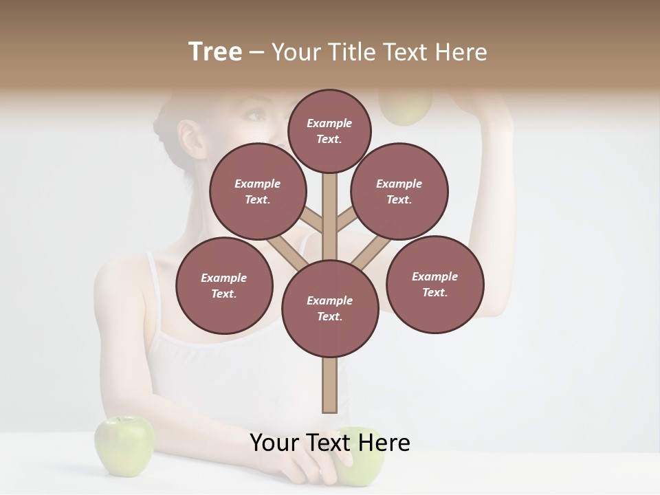 Leisure Fruit Human PowerPoint Template