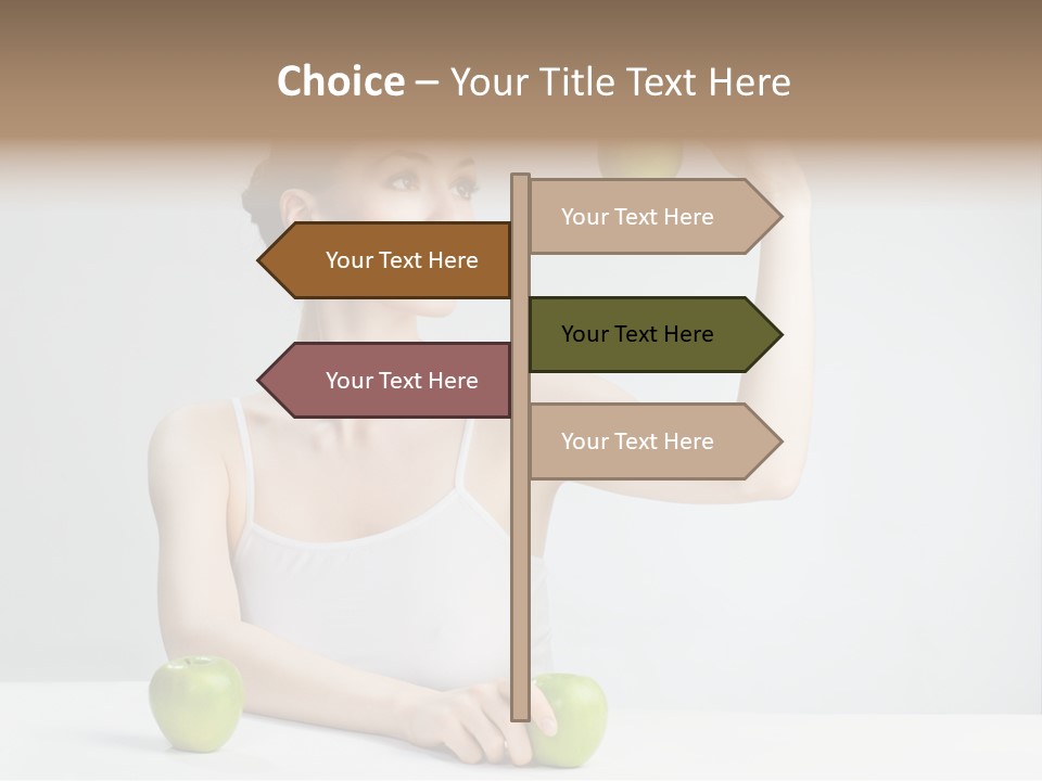 Leisure Fruit Human PowerPoint Template