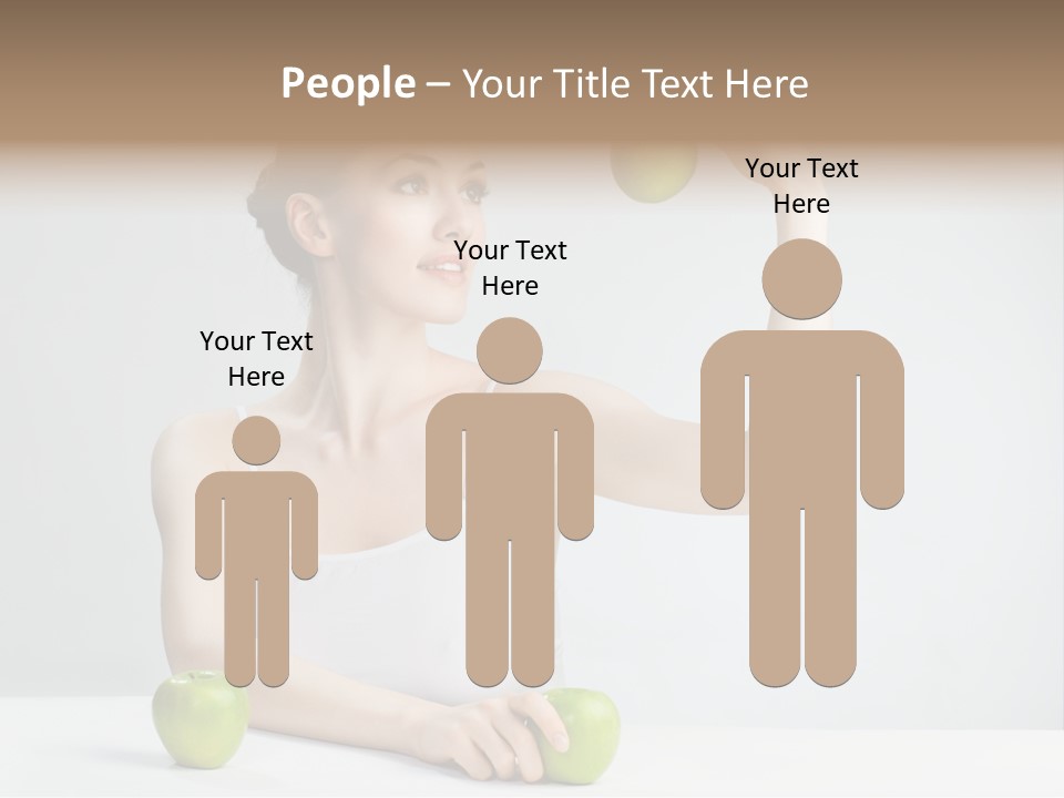 Leisure Fruit Human PowerPoint Template