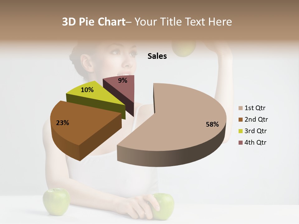 Leisure Fruit Human PowerPoint Template