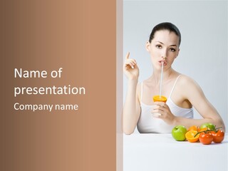 Human Slim Selective PowerPoint Template