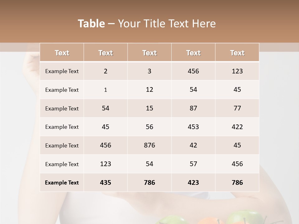 Human Slim Selective PowerPoint Template