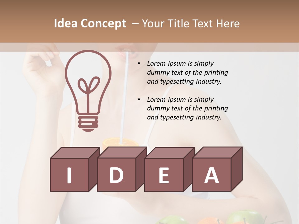 Human Slim Selective PowerPoint Template