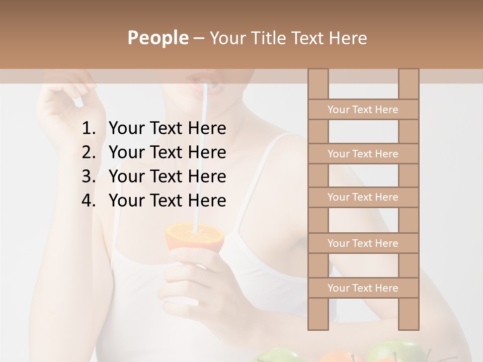 Human Slim Selective PowerPoint Template