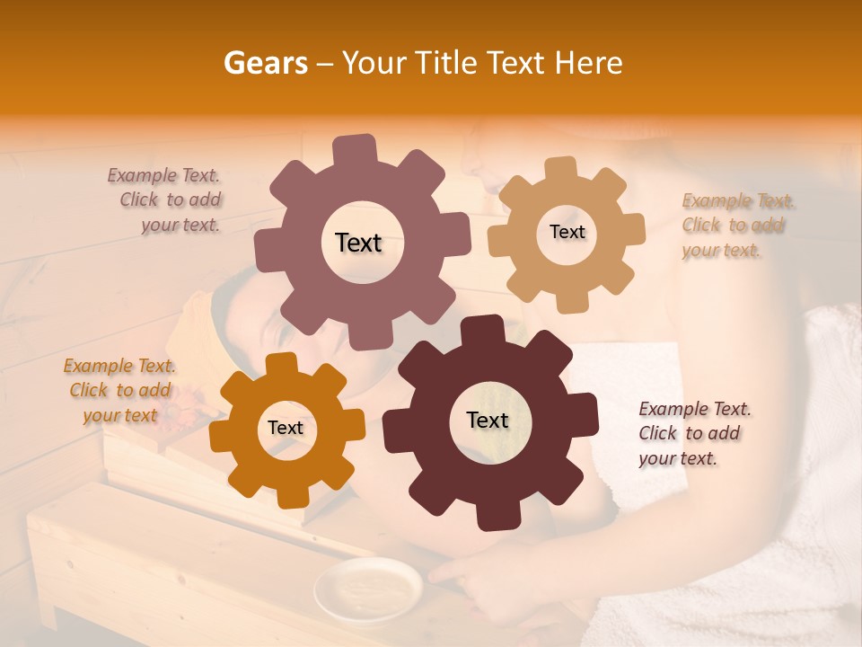 Adult Sauna Healthcare PowerPoint Template