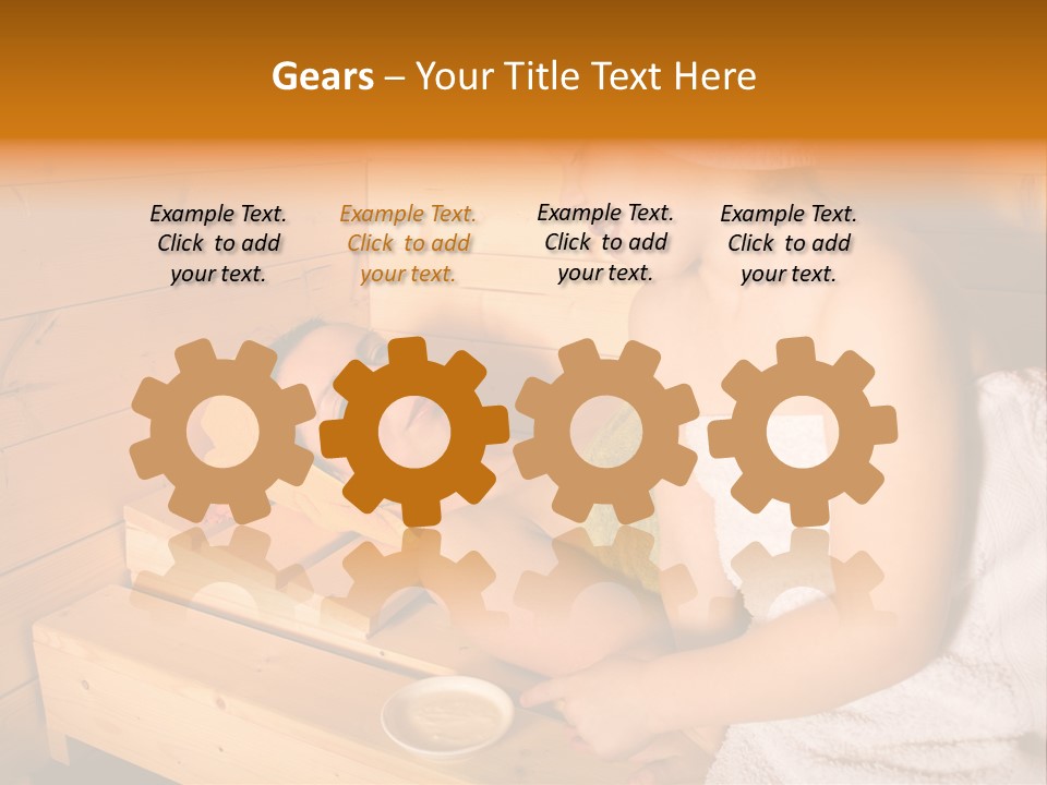 Adult Sauna Healthcare PowerPoint Template