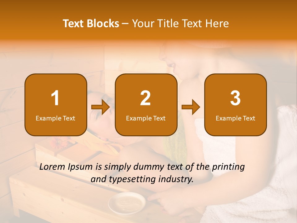 Adult Sauna Healthcare PowerPoint Template