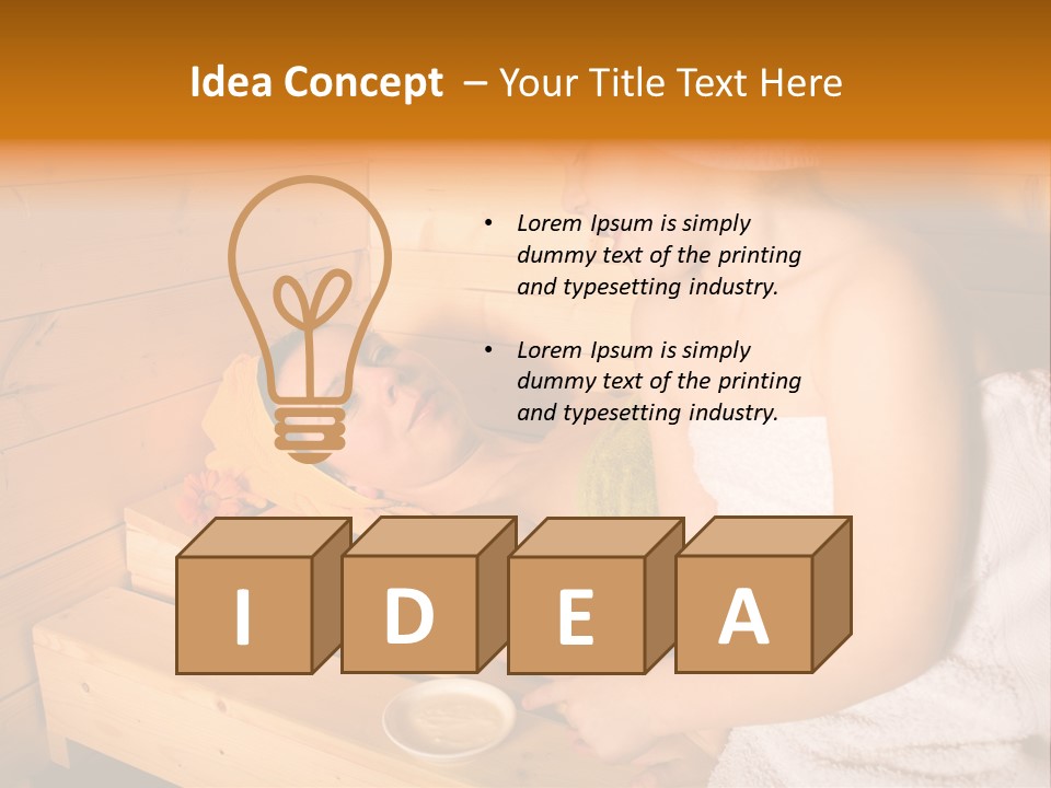 Adult Sauna Healthcare PowerPoint Template