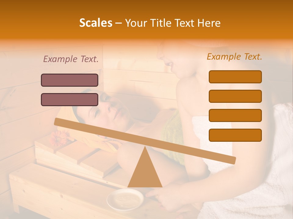 Adult Sauna Healthcare PowerPoint Template