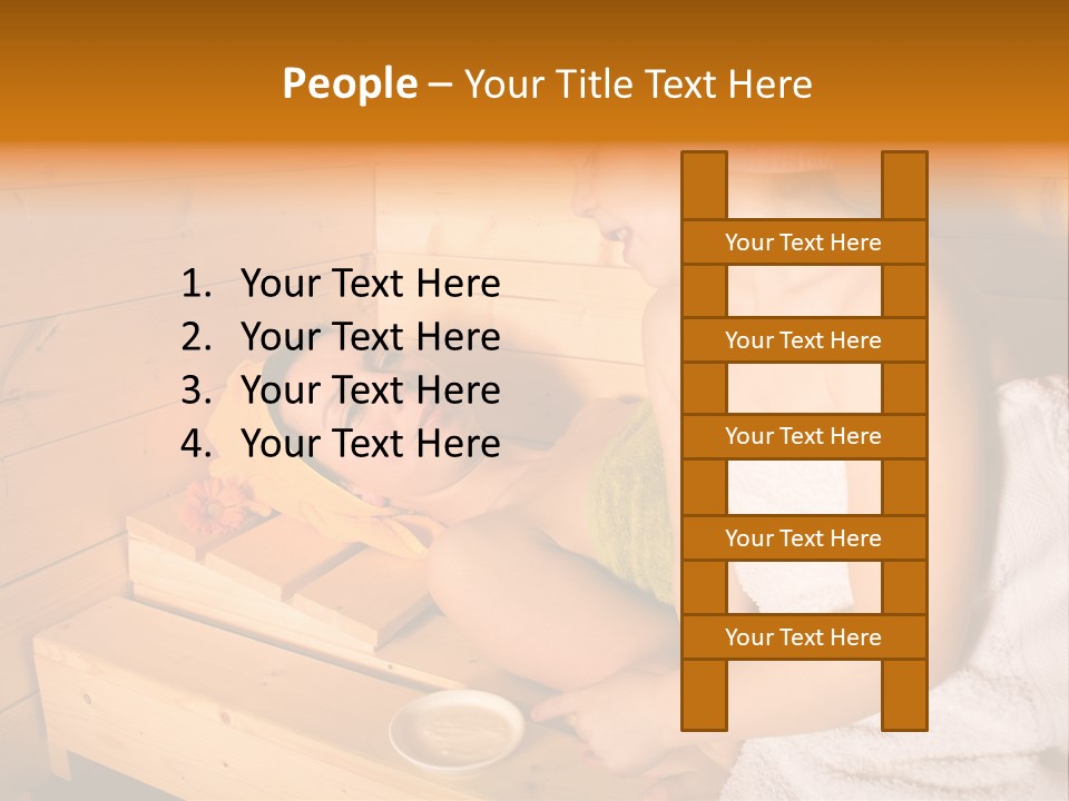 Adult Sauna Healthcare PowerPoint Template