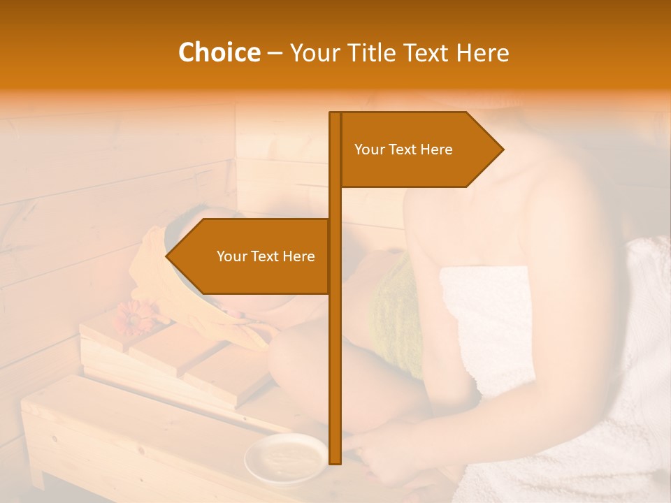 Adult Sauna Healthcare PowerPoint Template