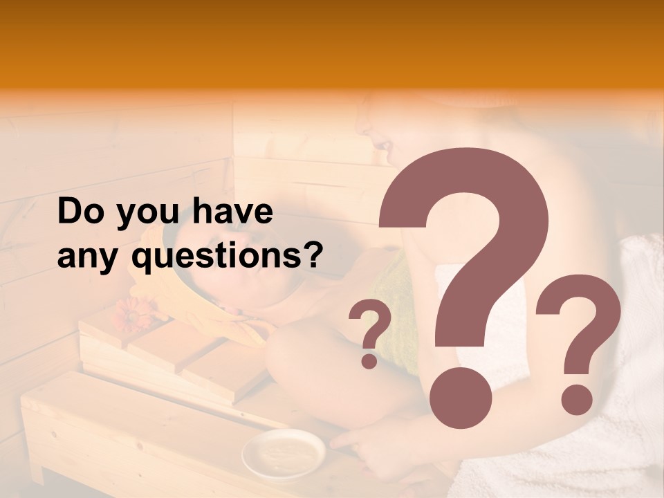 Adult Sauna Healthcare PowerPoint Template