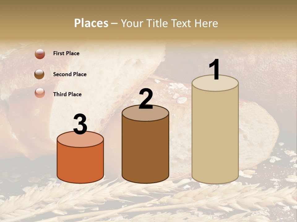 Wheat Texture Closeup PowerPoint Template