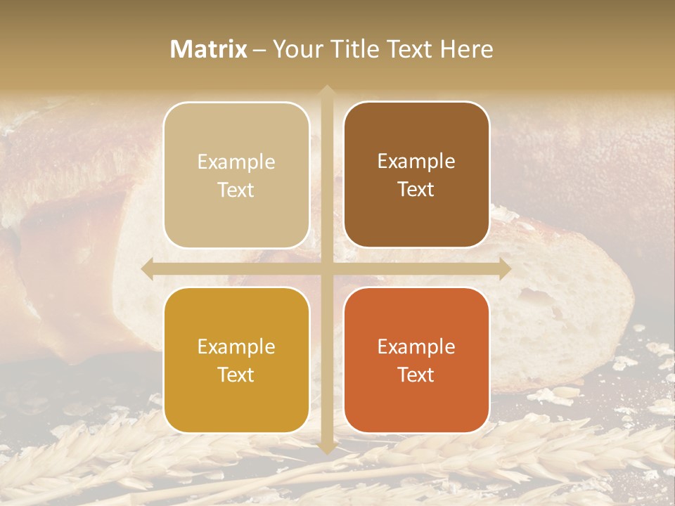 Wheat Texture Closeup PowerPoint Template