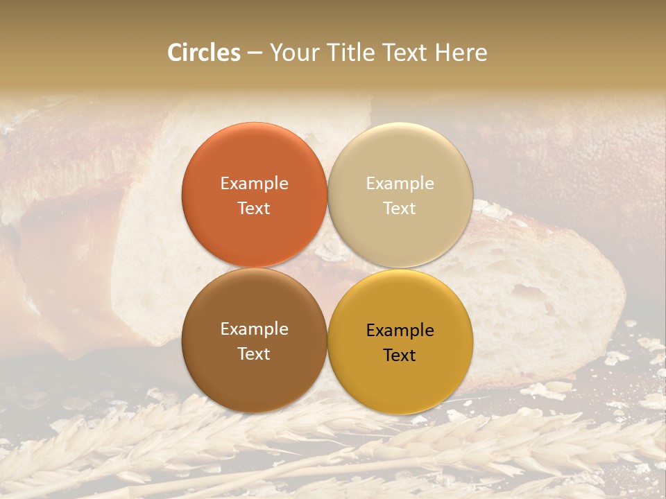 Wheat Texture Closeup PowerPoint Template