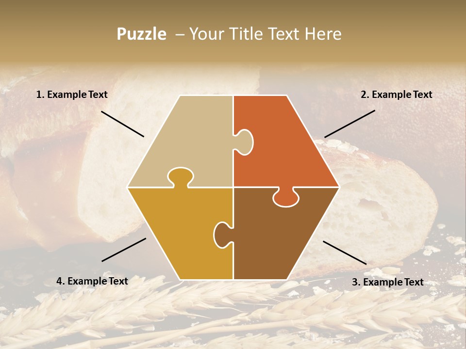 Wheat Texture Closeup PowerPoint Template