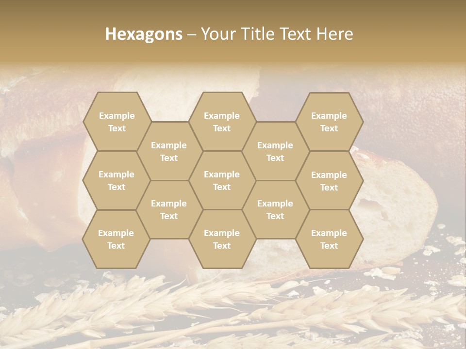 Wheat Texture Closeup PowerPoint Template