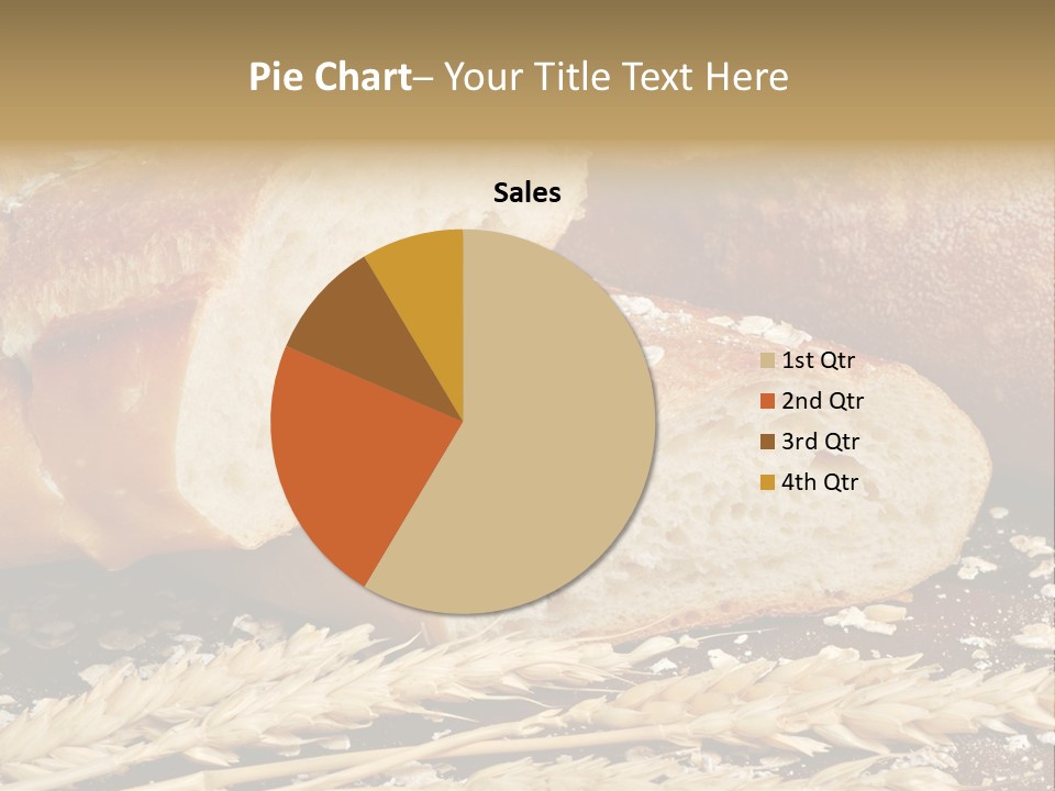 Wheat Texture Closeup PowerPoint Template