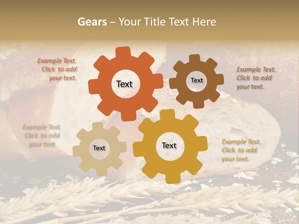 Wheat Texture Closeup PowerPoint Template