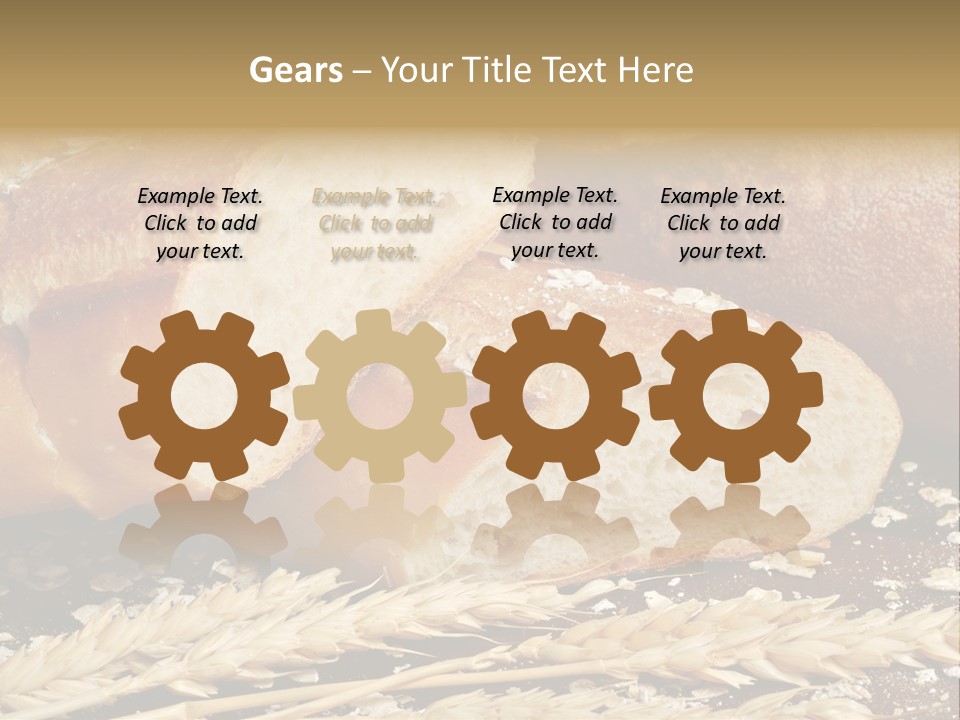 Wheat Texture Closeup PowerPoint Template