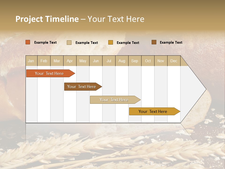 Wheat Texture Closeup PowerPoint Template
