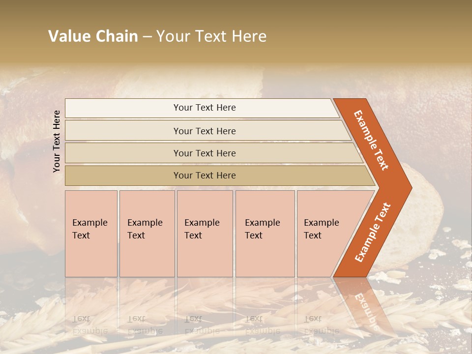 Wheat Texture Closeup PowerPoint Template