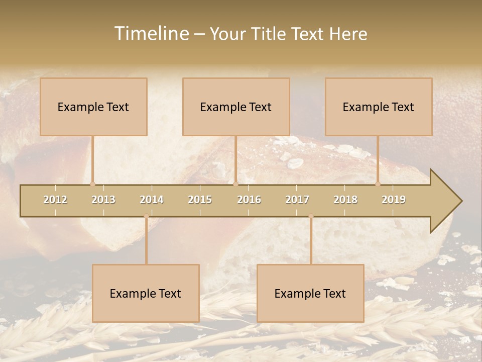 Wheat Texture Closeup PowerPoint Template