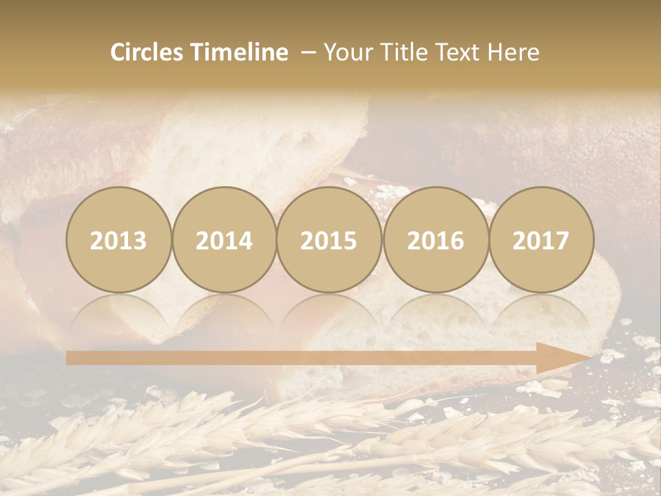 Wheat Texture Closeup PowerPoint Template