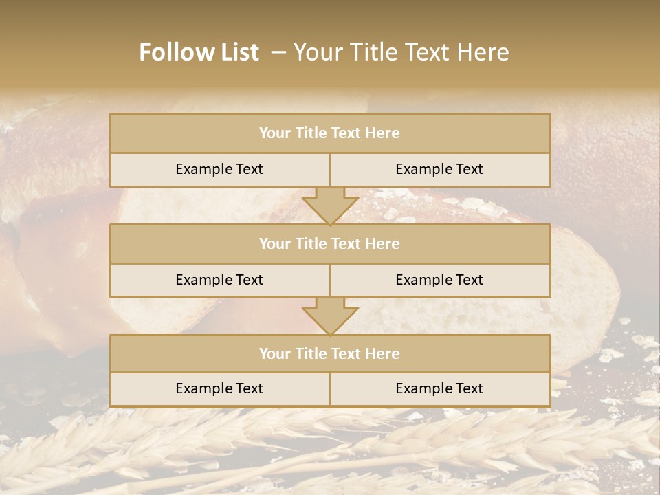 Wheat Texture Closeup PowerPoint Template