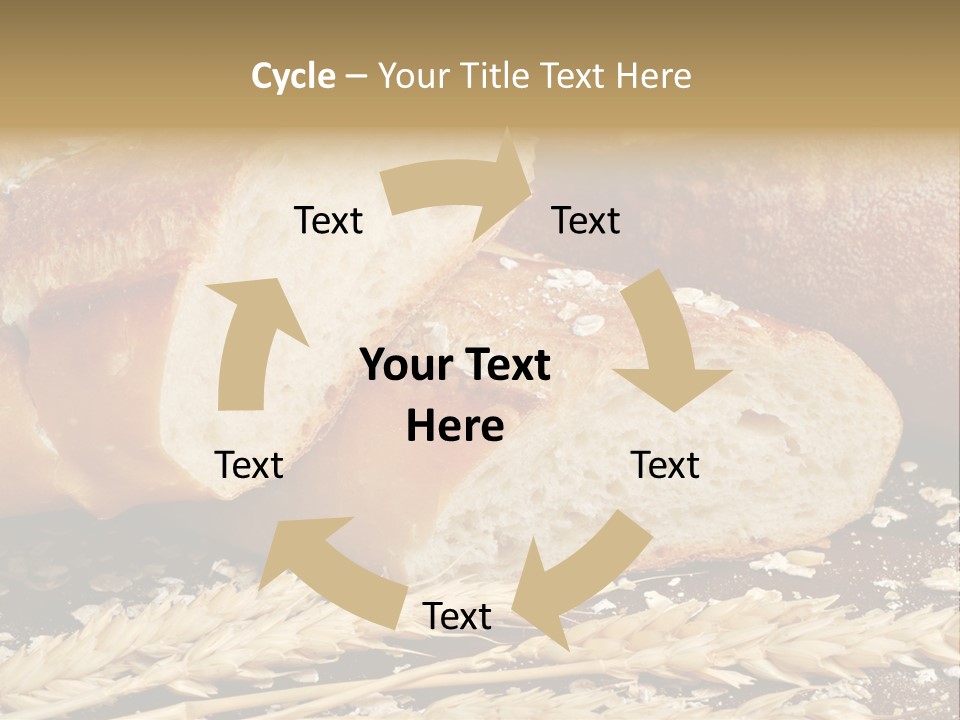 Wheat Texture Closeup PowerPoint Template