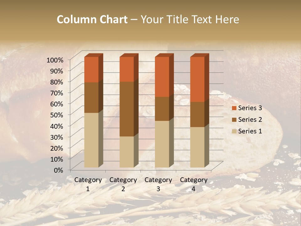 Wheat Texture Closeup PowerPoint Template