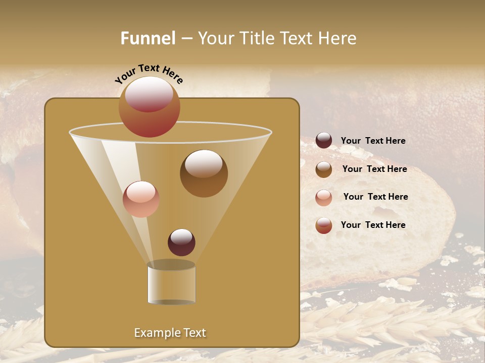 Wheat Texture Closeup PowerPoint Template