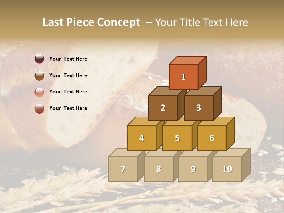 Wheat Texture Closeup PowerPoint Template