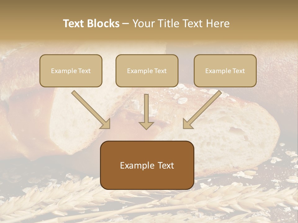 Wheat Texture Closeup PowerPoint Template
