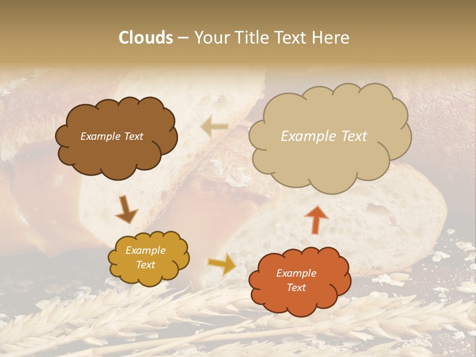Wheat Texture Closeup PowerPoint Template