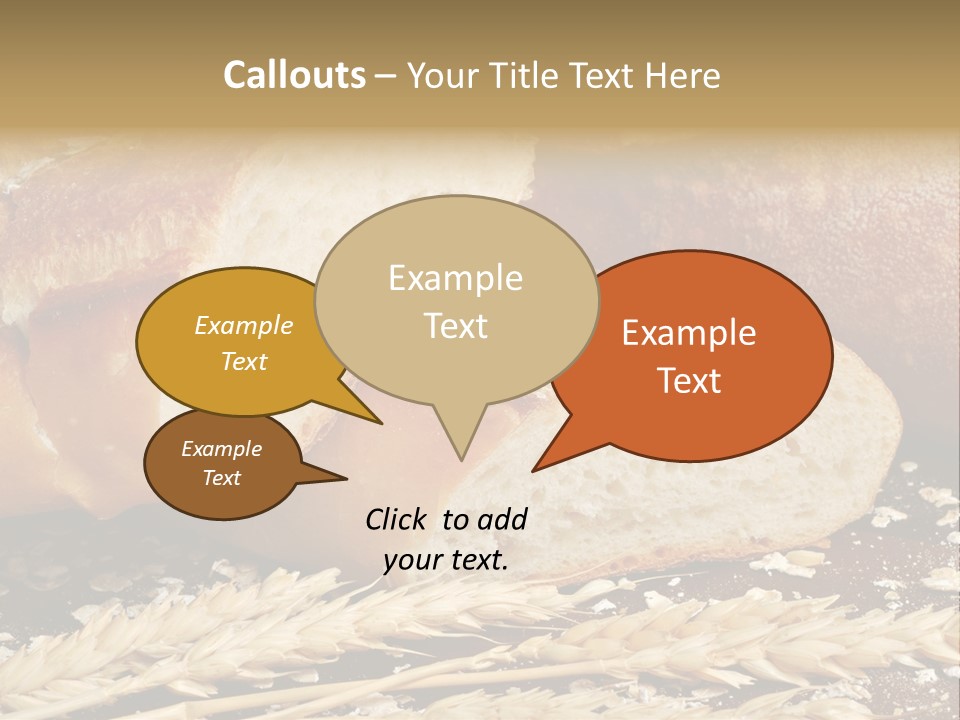 Wheat Texture Closeup PowerPoint Template