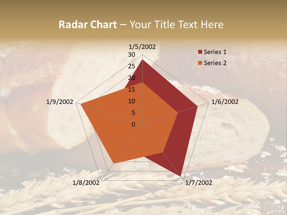 Wheat Texture Closeup PowerPoint Template