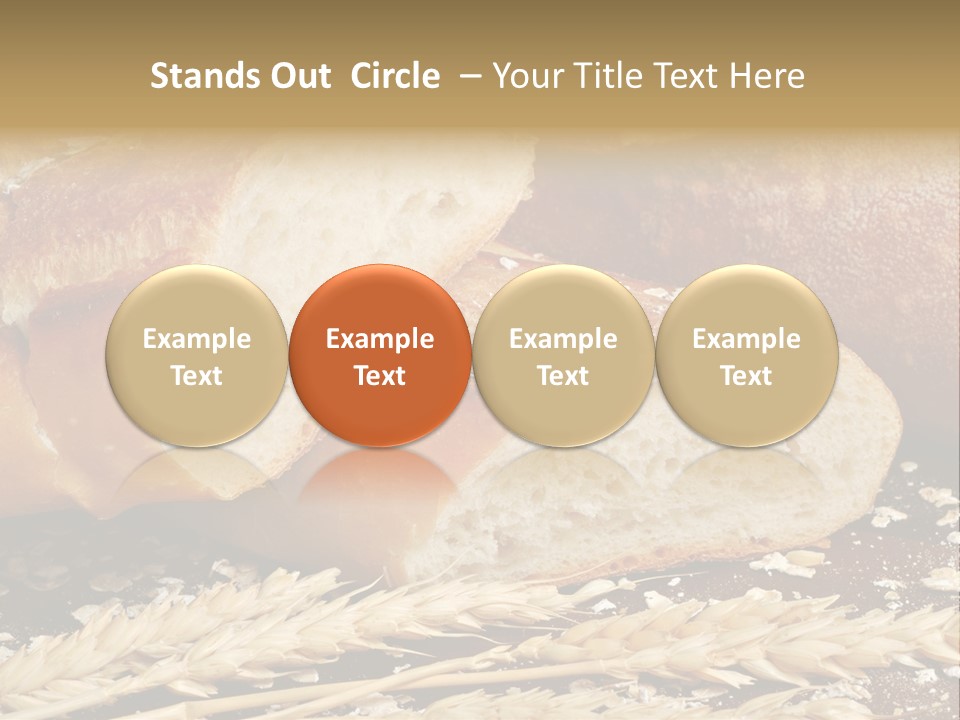 Wheat Texture Closeup PowerPoint Template