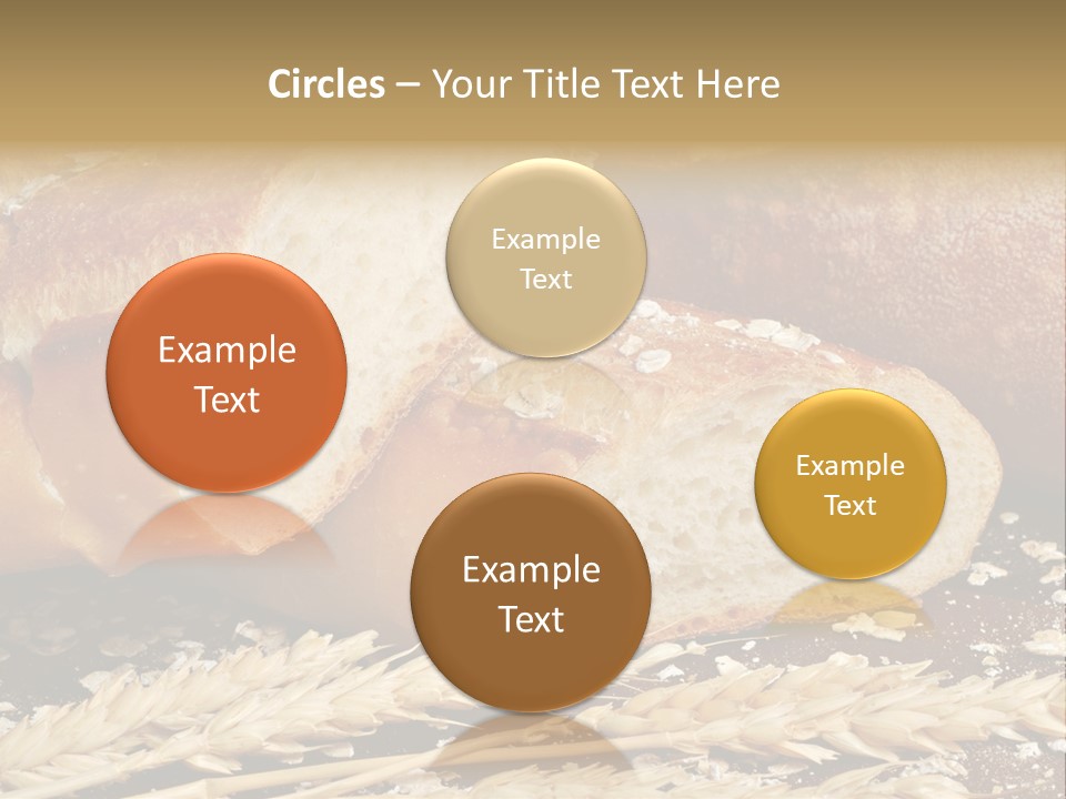 Wheat Texture Closeup PowerPoint Template