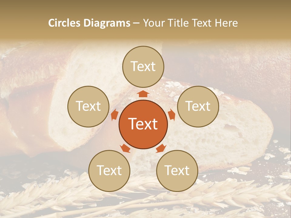 Wheat Texture Closeup PowerPoint Template