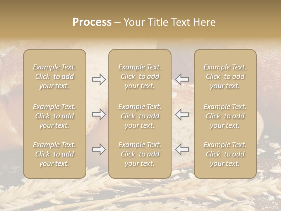 Wheat Texture Closeup PowerPoint Template