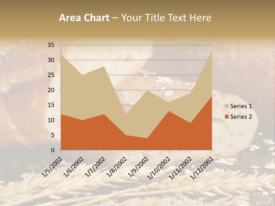 Wheat Texture Closeup PowerPoint Template