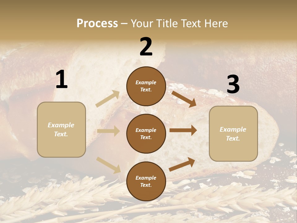 Wheat Texture Closeup PowerPoint Template