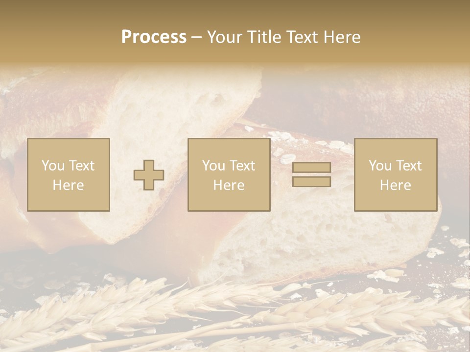 Wheat Texture Closeup PowerPoint Template