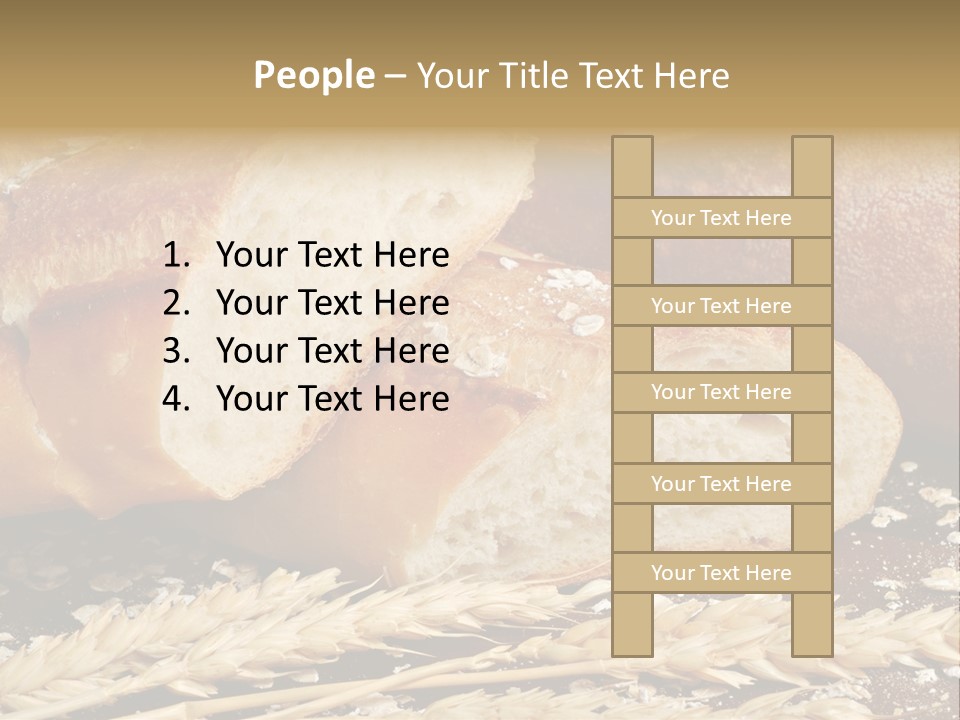 Wheat Texture Closeup PowerPoint Template