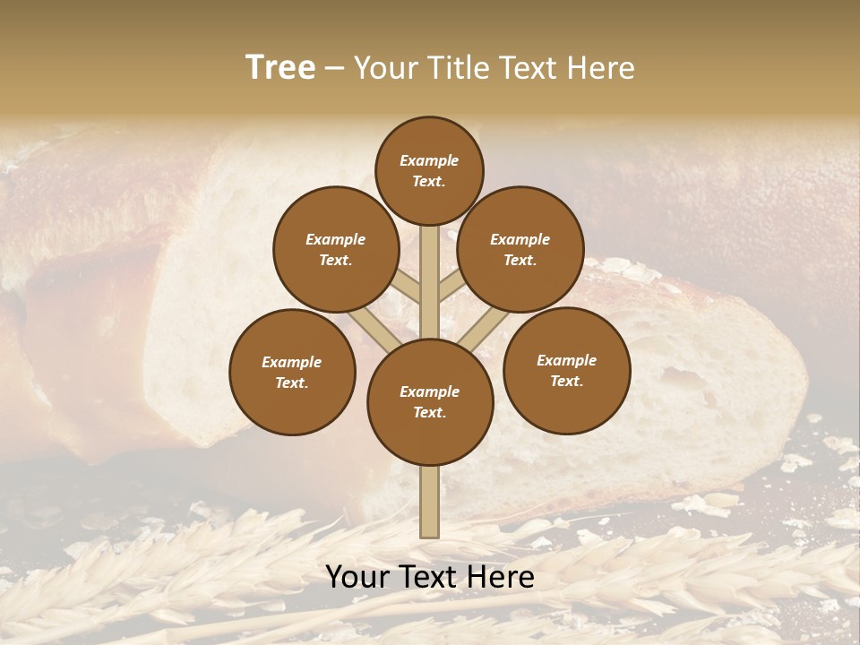 Wheat Texture Closeup PowerPoint Template