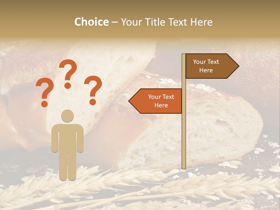 Wheat Texture Closeup PowerPoint Template