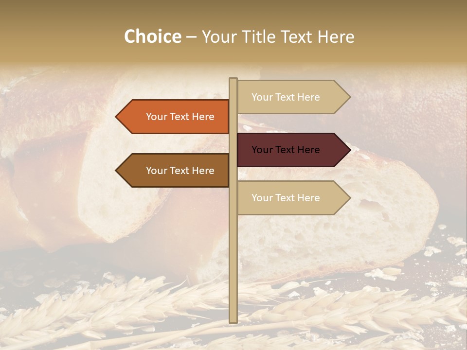 Wheat Texture Closeup PowerPoint Template