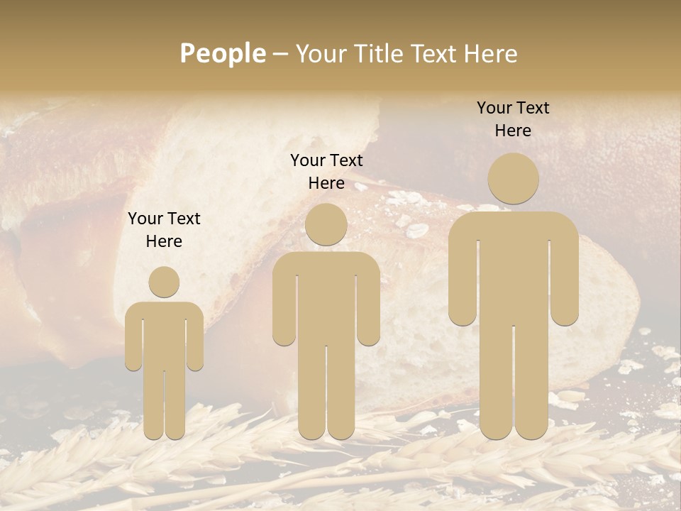 Wheat Texture Closeup PowerPoint Template